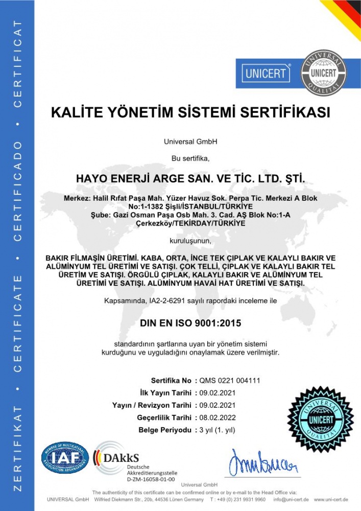 DIN EN ISO 9001-2015